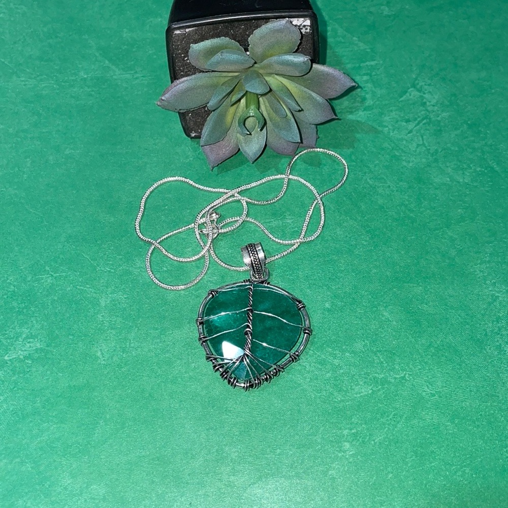 Green Quartz Necklace